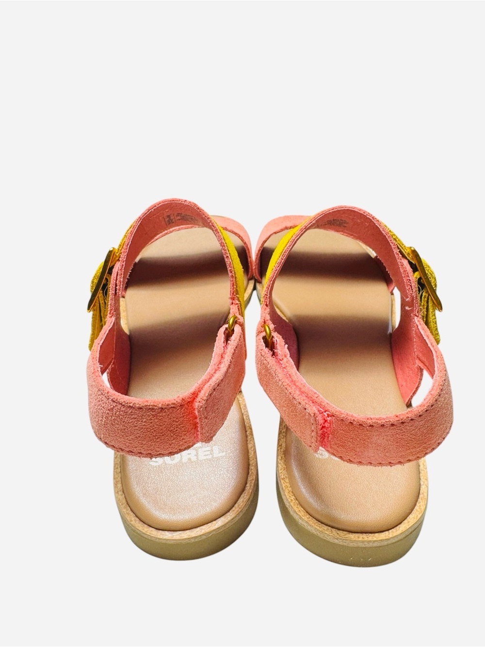 NWT New Sorel Ella III Slingback Flat Sandal In Coral Blossom Size 6 - Picture 5 of 9